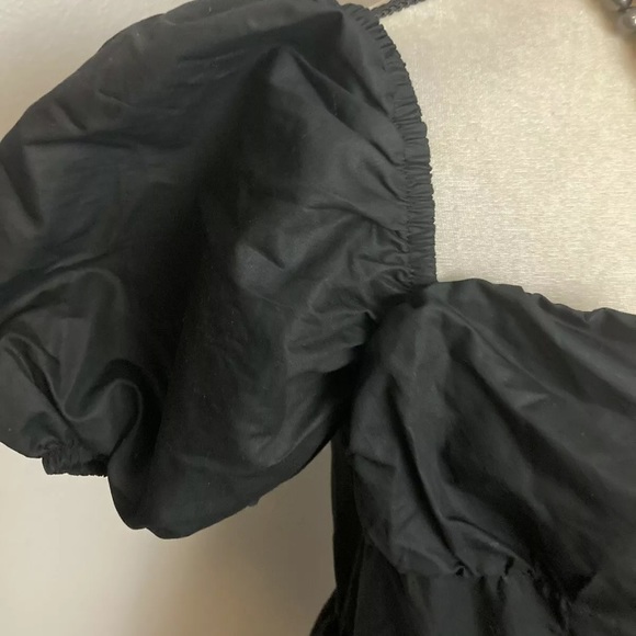 4-27 LTT dress black mini off shoulder sexy party 24 ruffle goth - Picture 7 of 7